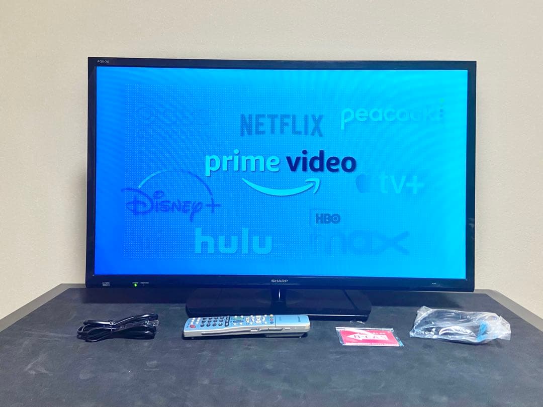 【今だけ優待価格】SHARP AQUOS 32V型HD｜裏番組録画対応｜HDMI