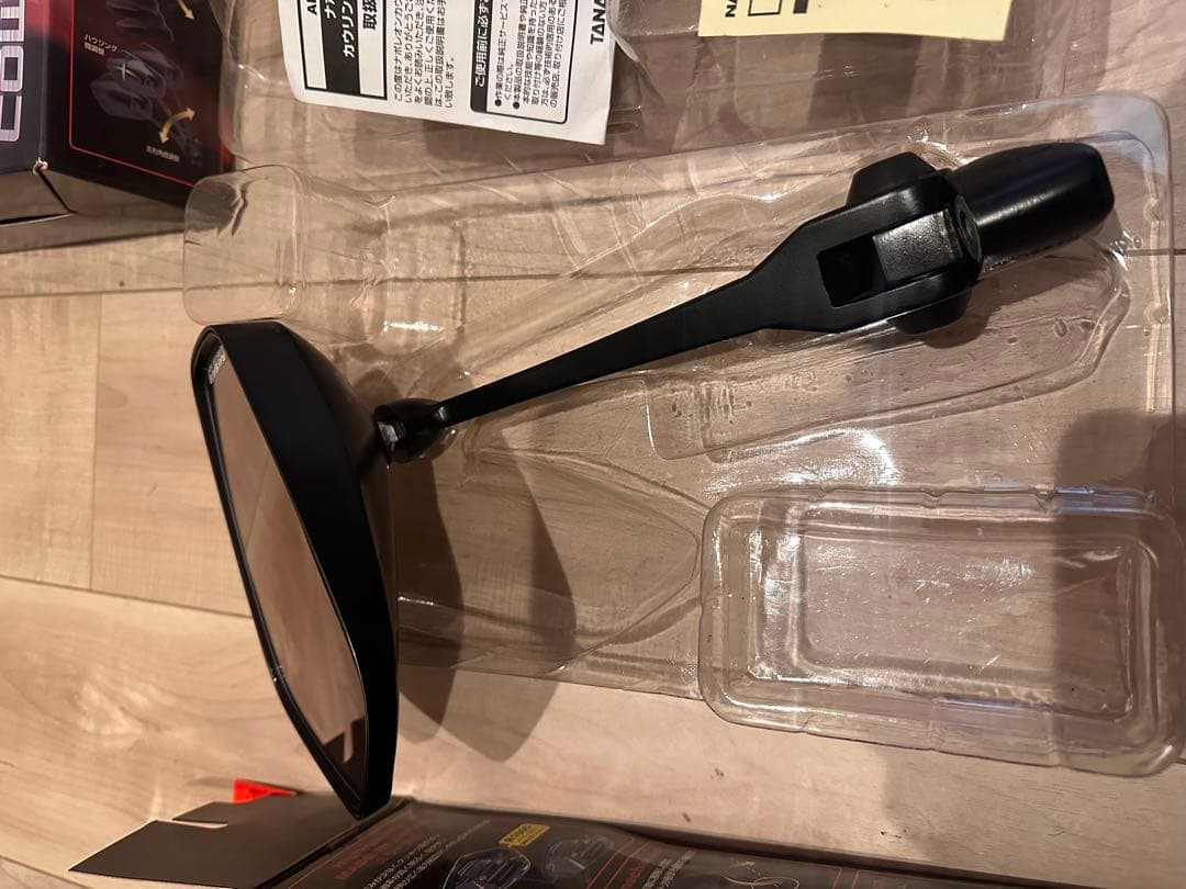 タナックス　ナポレオンカウリングミラー　AEX6 ロングタイプ