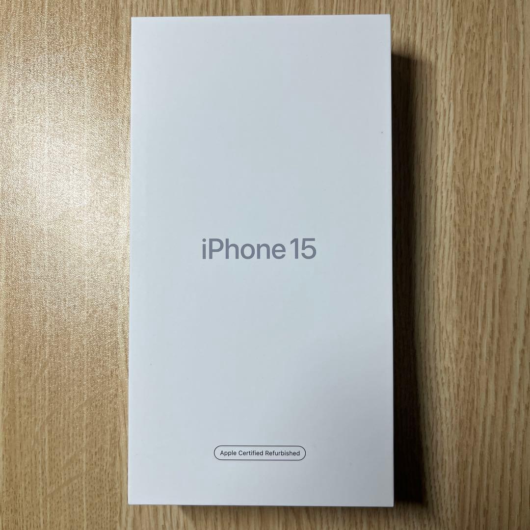未開封品 iPhone 15 128GB ブラック Apple SIMフリー