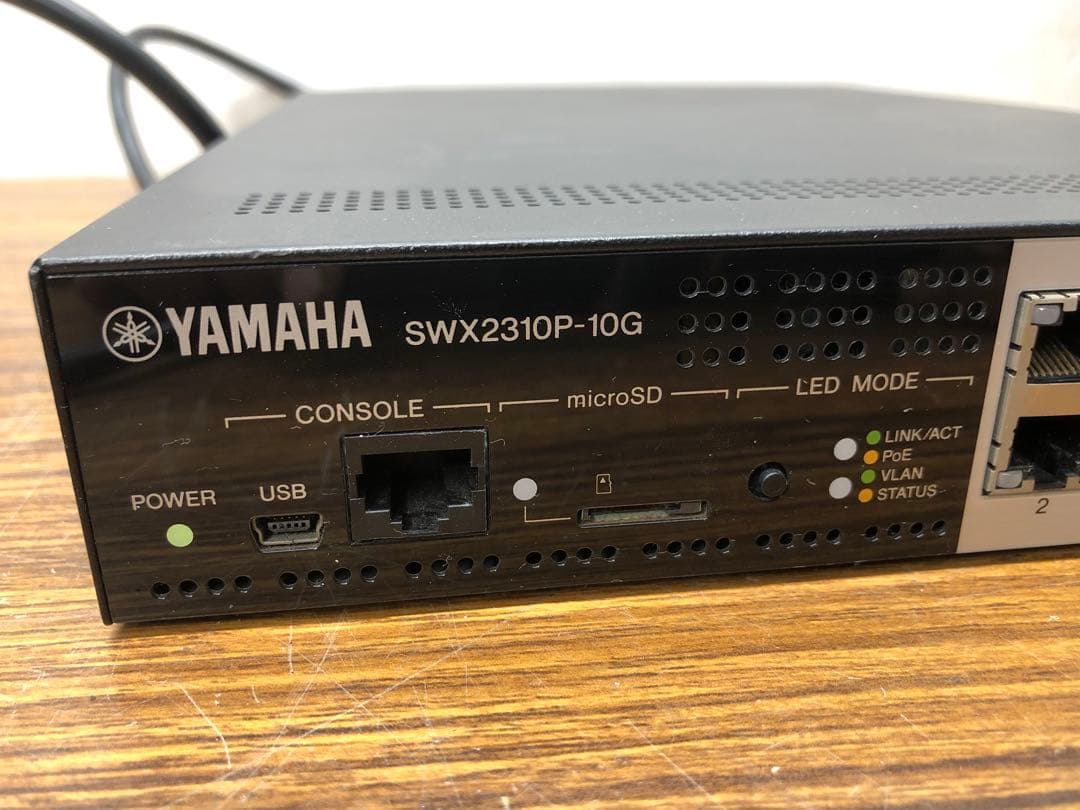 ヤマハ SWX2310P-10G レイヤー2スマートスイッチ