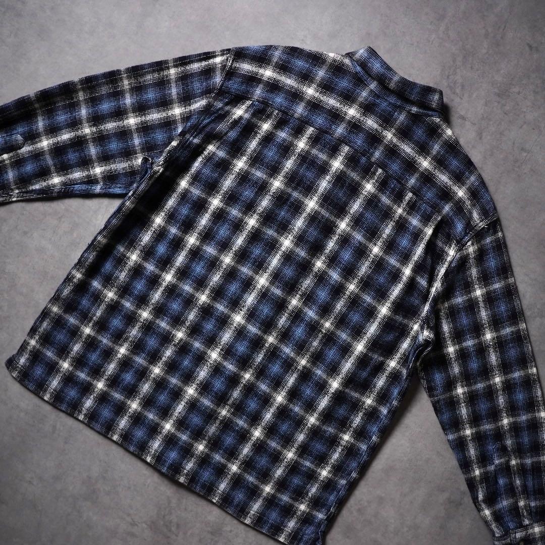 90s~ ST. JOHN'S BAY オンブレチェックシャツ ヘビーネルシャツ