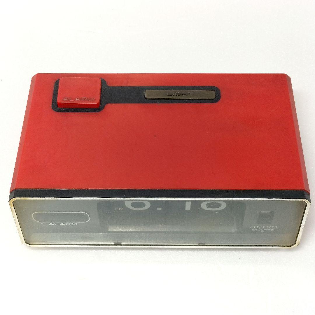 当時物 セイコー パタパタ時計 QN-401T 置時計 目覚まし時計