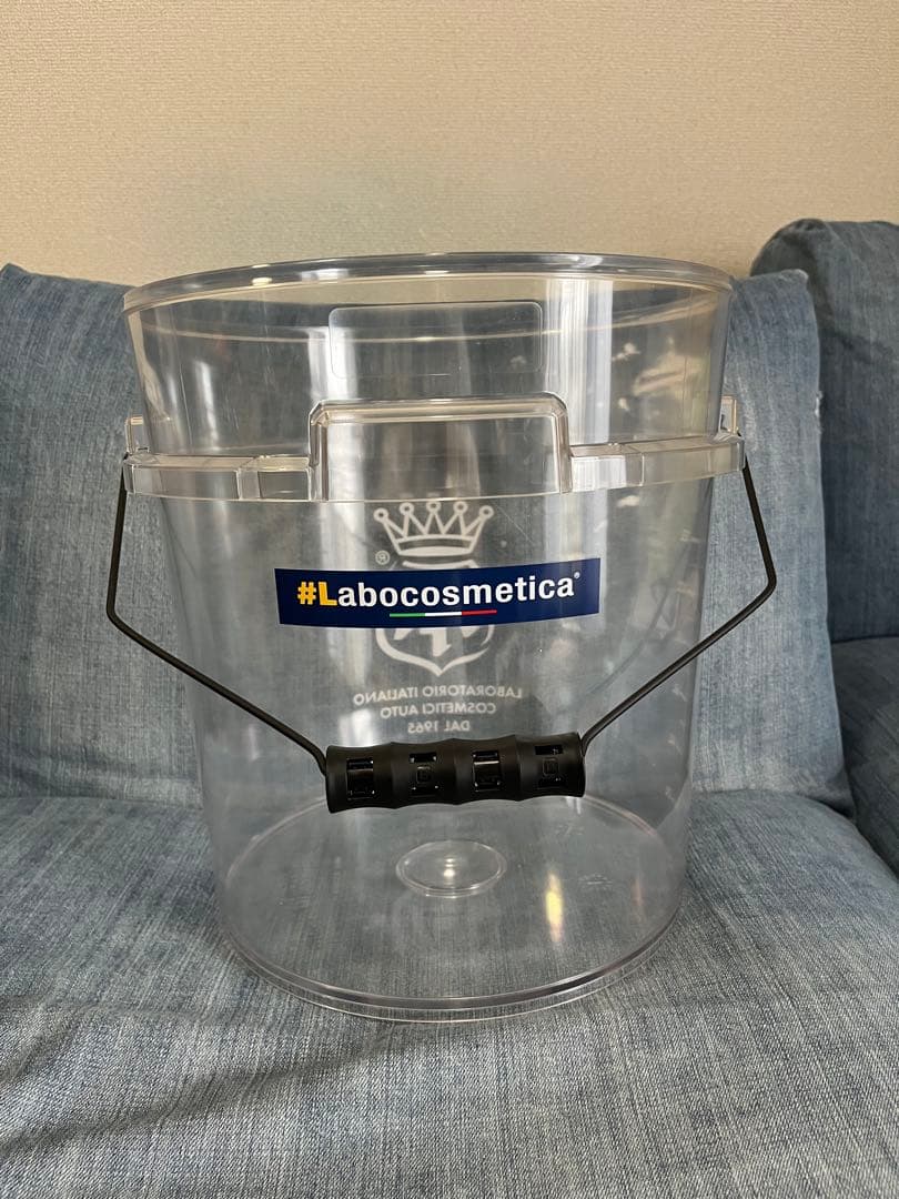 ラボコスメティカ　セット　洗車　ラボコス　リンスレス　バケツ　クリア