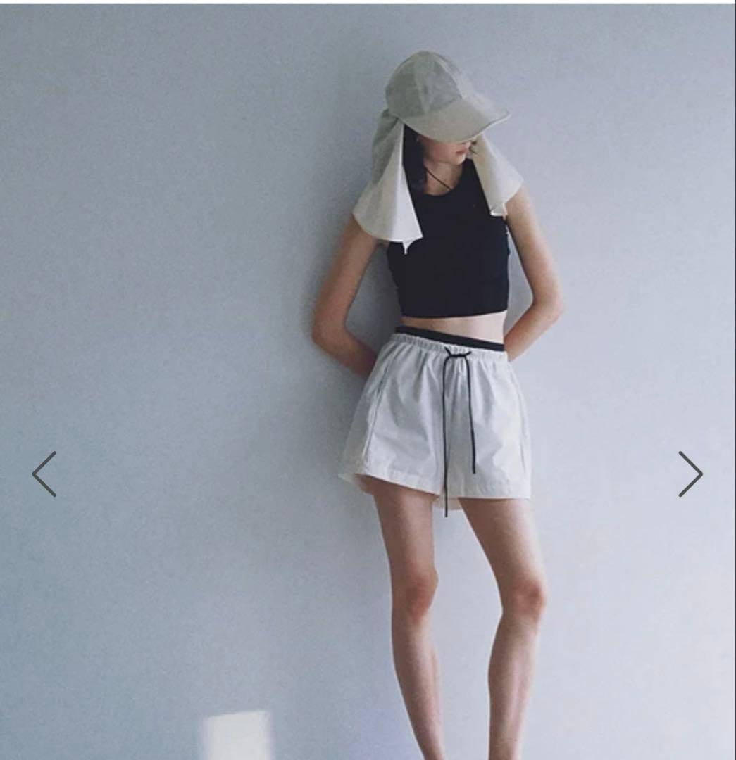 アダムエロペ Speedo SUN CAP オフホワイト　顎紐なし