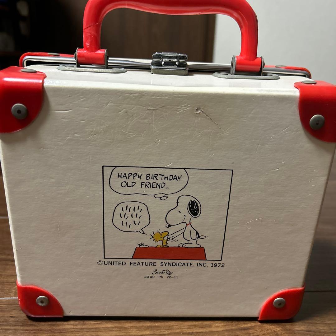 スヌーピー 小物入れ　トランク　ミニケース　ビンテージ　ミニバック