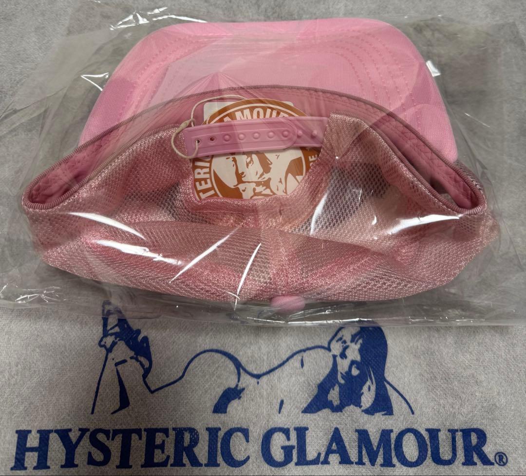 新品 大人気！HYS メッシュキャップ【SEE NO EVIL スタッズ】ピンク