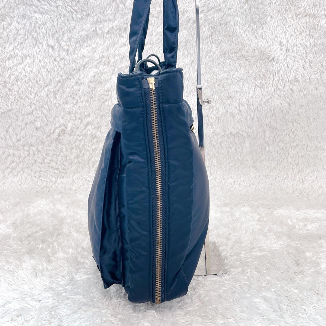 PORTER ポーター TANKER タンカー ヘルメットバッグLアイアンブルー