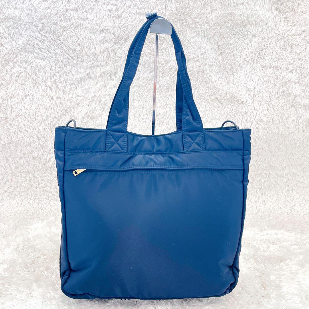 PORTER ポーター TANKER タンカー ヘルメットバッグLアイアンブルー