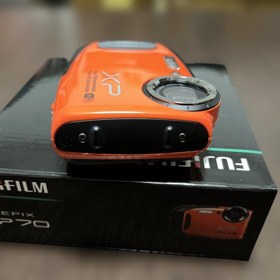 【美品】FUJIFILM FINEPIX XP70 コンパクトデジタルカメラ