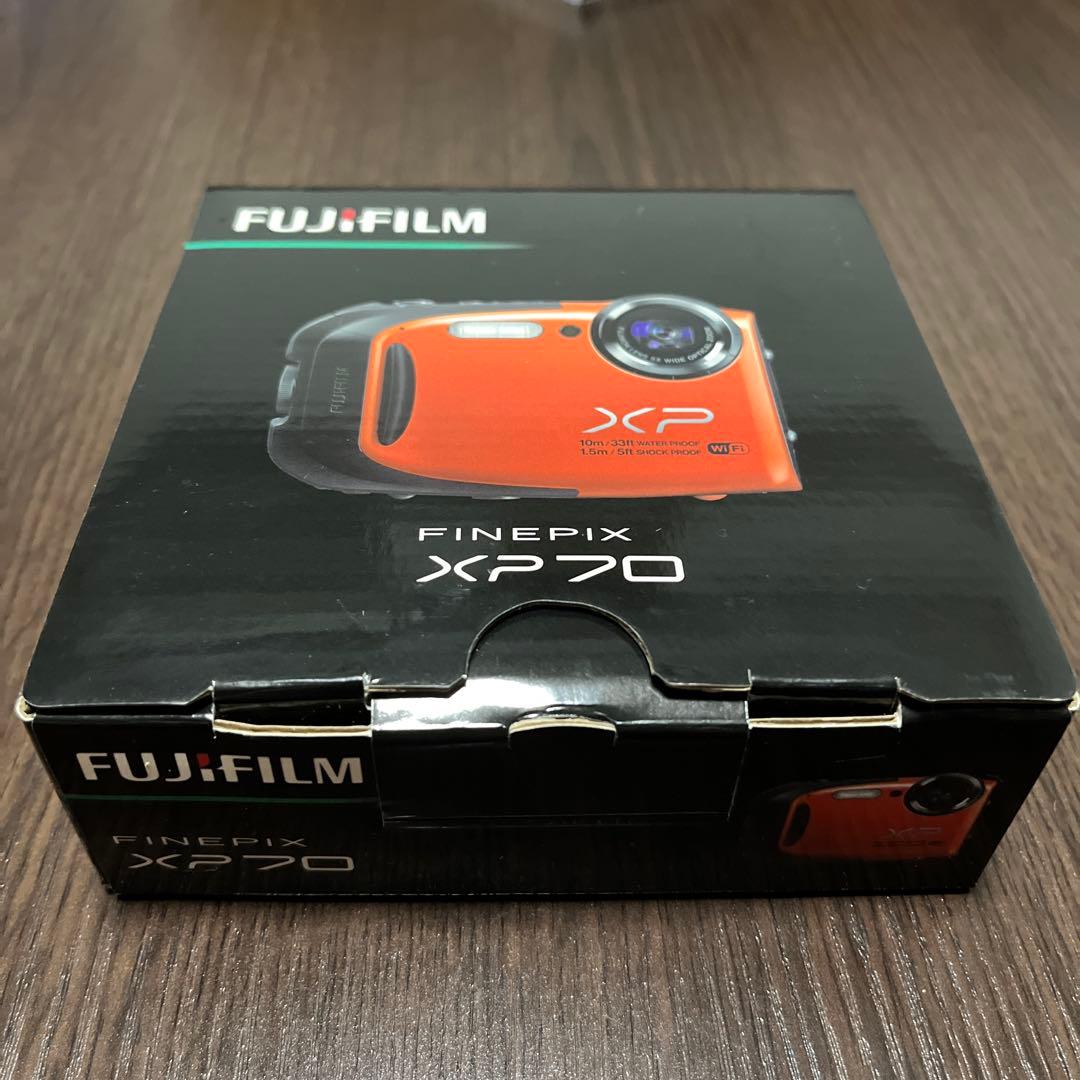 【美品】FUJIFILM FINEPIX XP70 コンパクトデジタルカメラ
