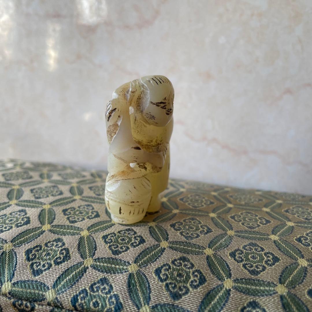 古玉　砡　アンティーク　人物　古玩　古美術　古砡　中国　China