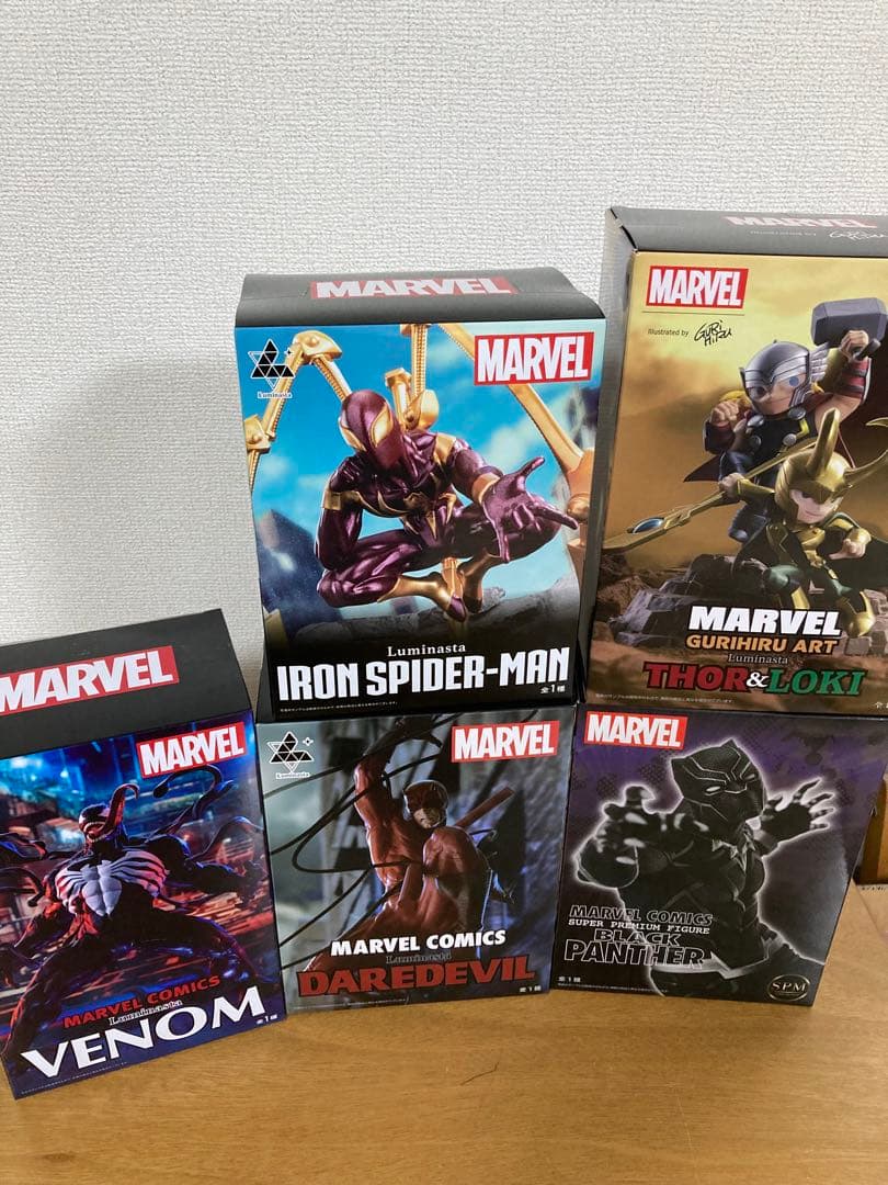 【新品・未開封】MARVEL ヴェノム　ブラックパンサー　デアデビル　ロキ　ソー