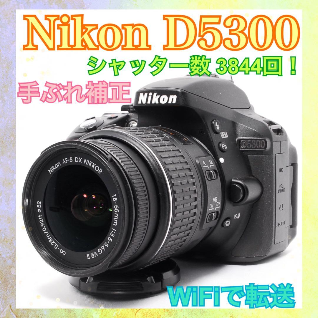 シャッター数少なめ◆Nikon D5300◆WiFiで楽々転送◆一眼レフカメラ◆