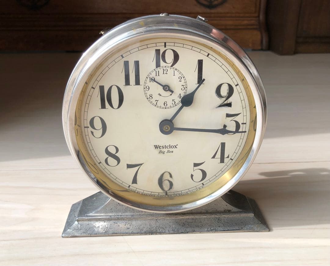 Westclox Big Ben Style 2 白　1927年~目覚まし時計