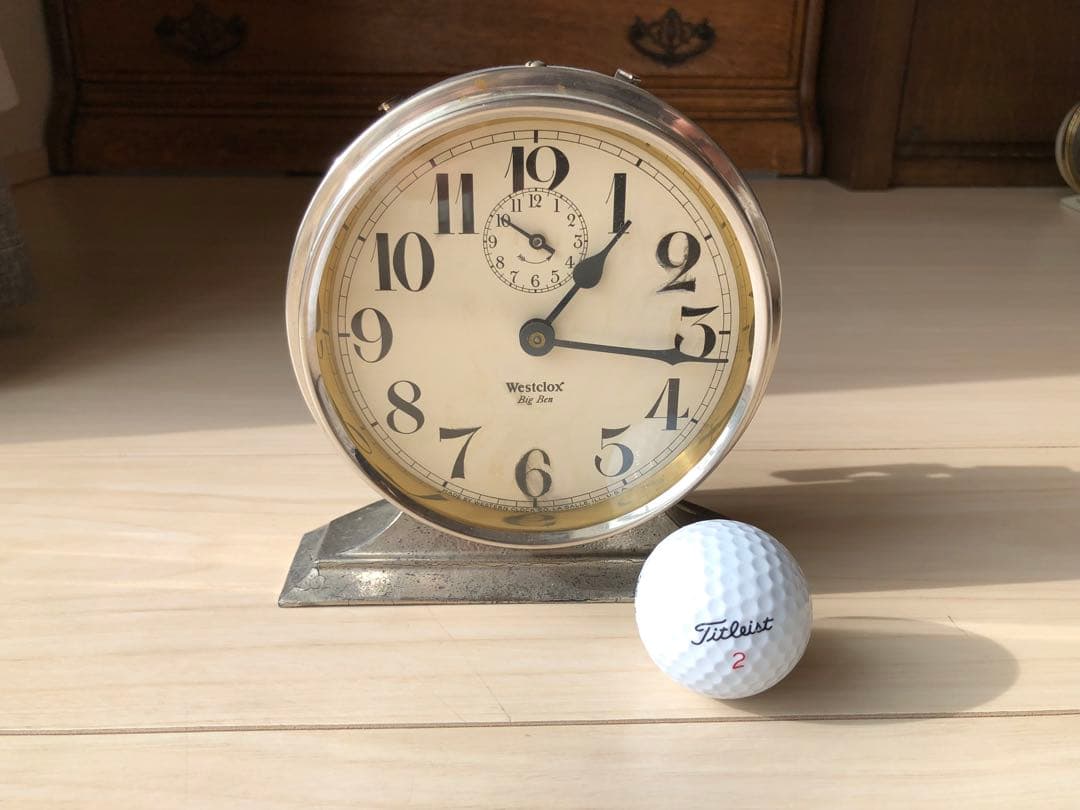 Westclox Big Ben Style 2 白　1927年~目覚まし時計