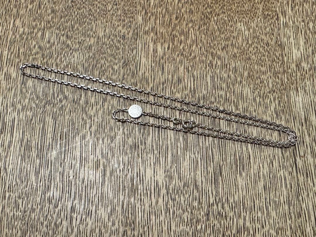 HERMES エルメス　セリエ　チェーン　ネックレス　シルバー 925 50cm