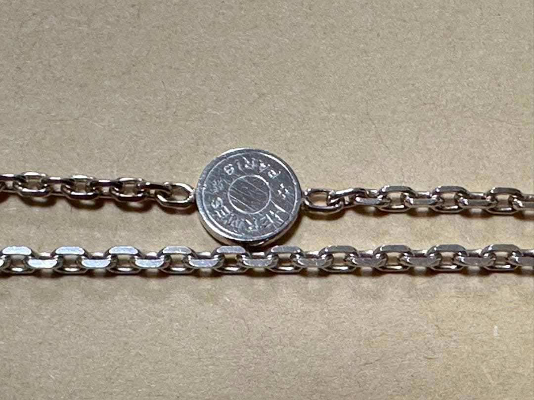 HERMES エルメス　セリエ　チェーン　ネックレス　シルバー 925 50cm
