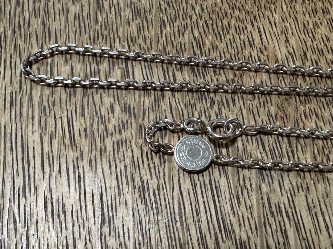 HERMES エルメス　セリエ　チェーン　ネックレス　シルバー 925 50cm