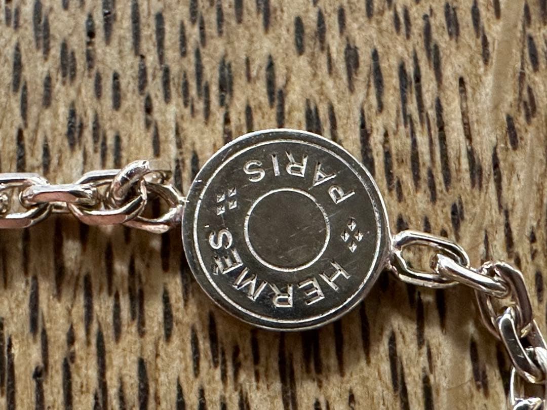 HERMES エルメス　セリエ　チェーン　ネックレス　シルバー 925 50cm