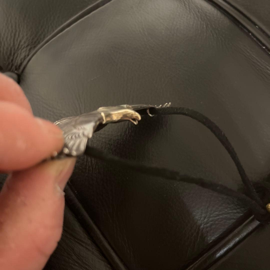 大イーグル ネックレス トップ フェザー