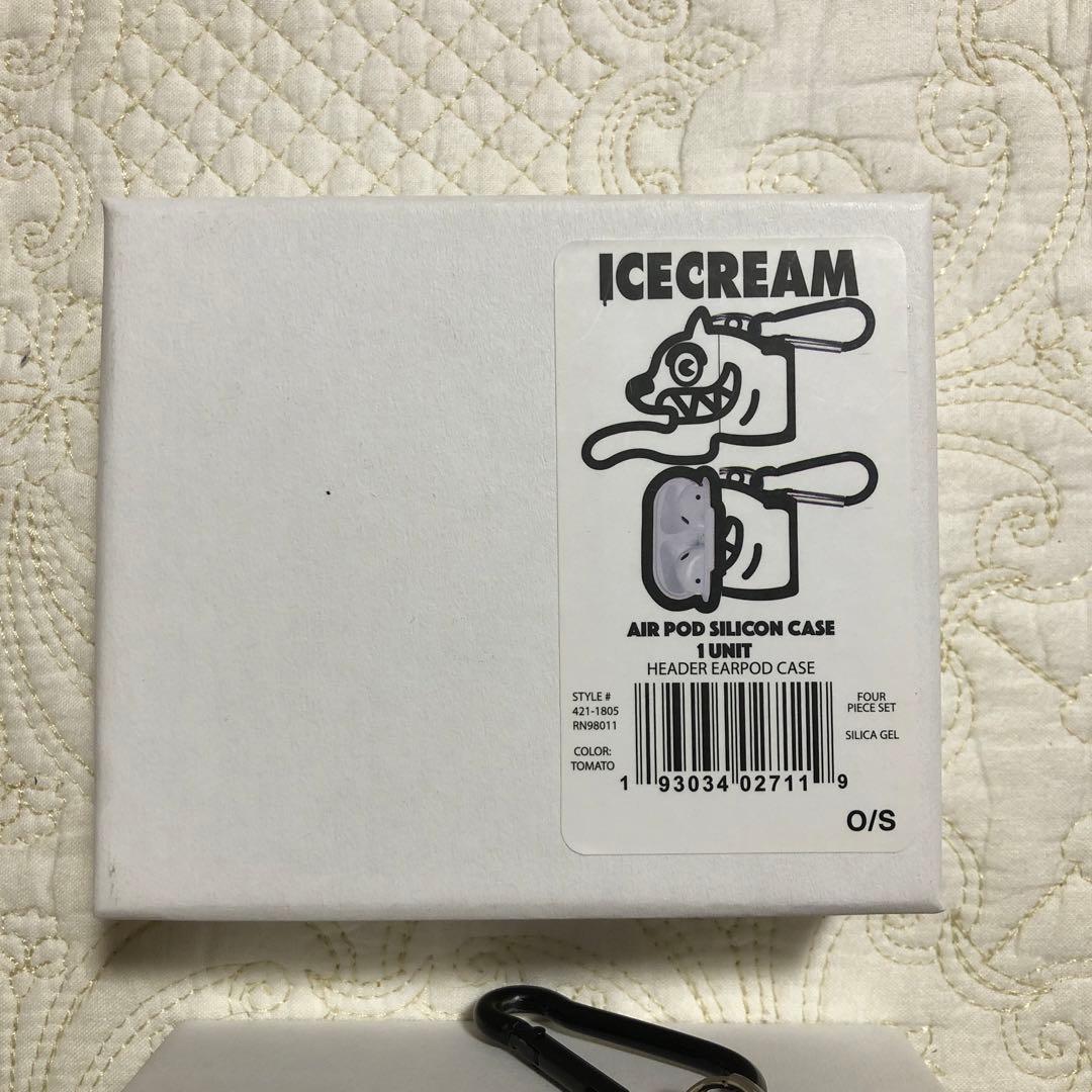ICECREAM AIR POD SILICON CASE。