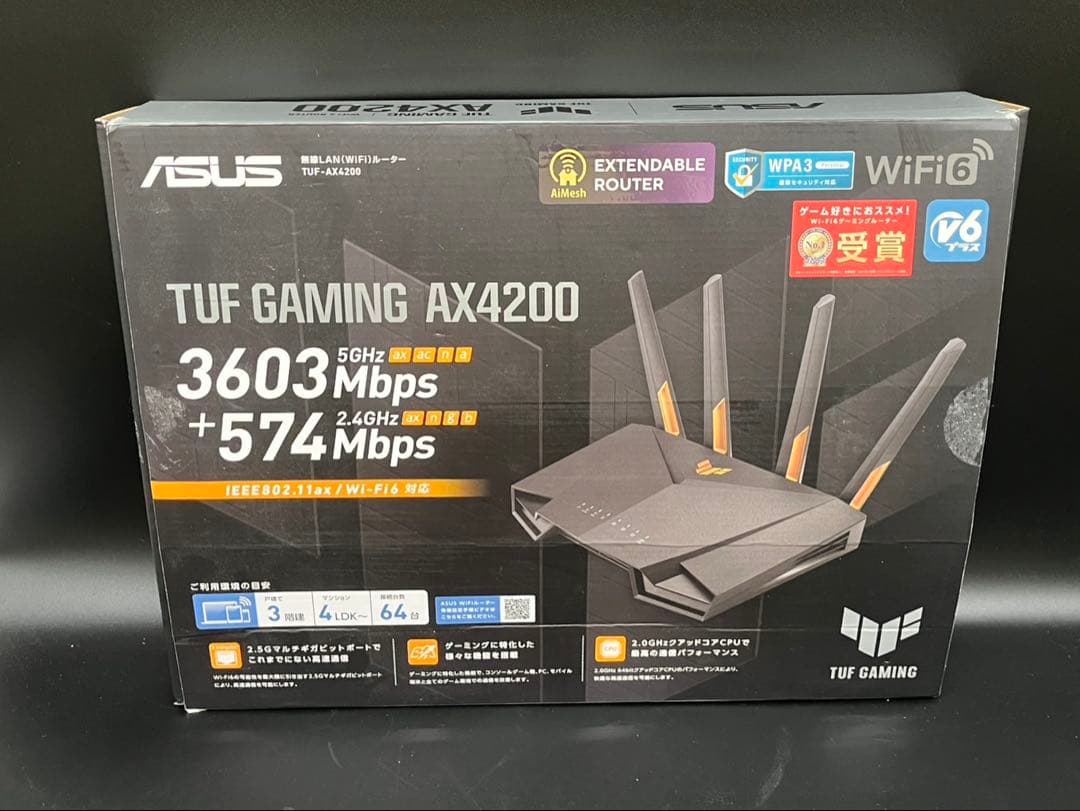 ◇ASUS TUF GAMING AX4200 Wi-Fiルーター