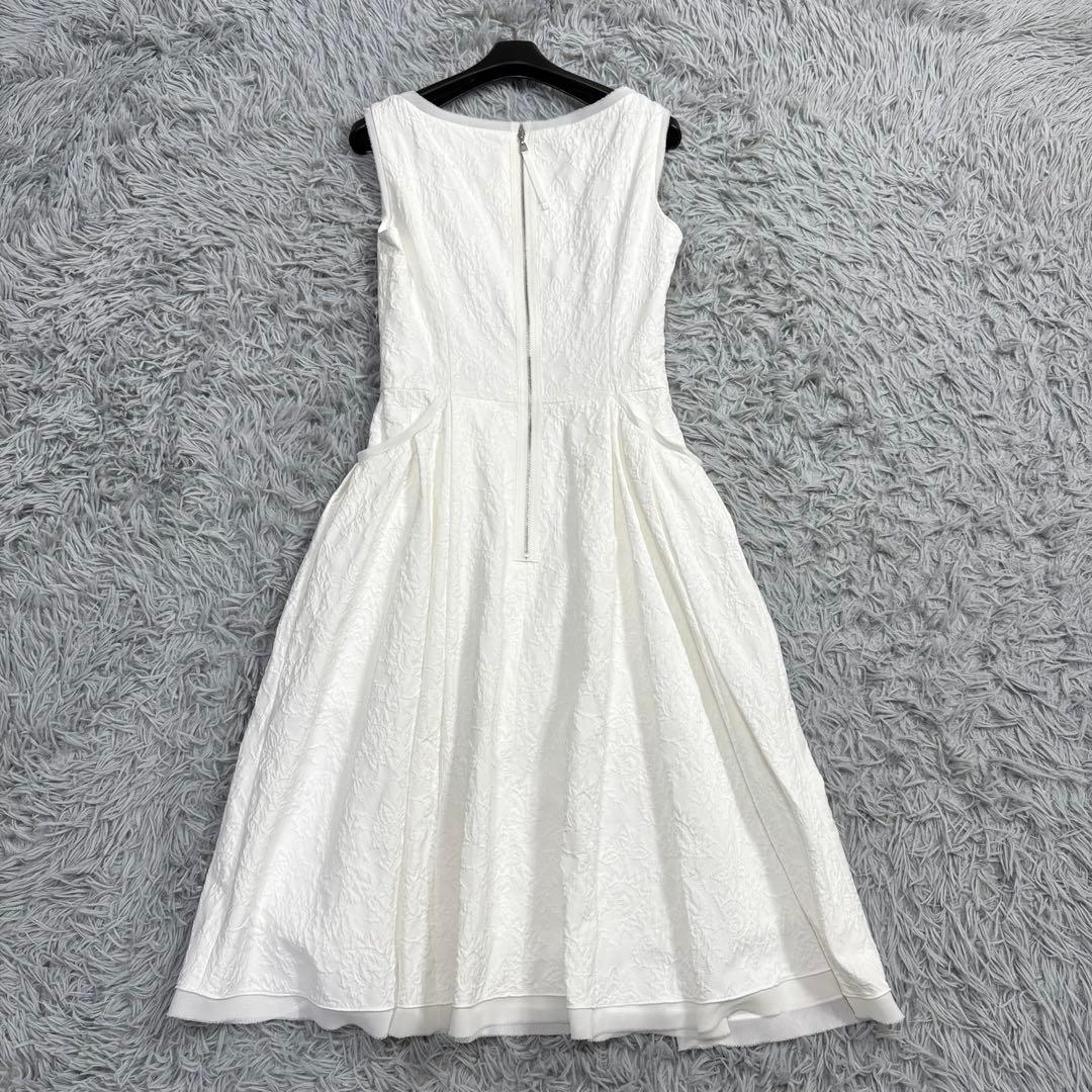 極美品✨デイジーリンフォクシー 10万 ワッフルレディ ジャガードドレス 白