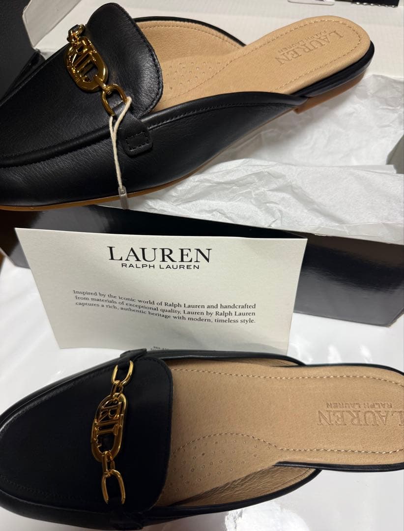 LAUREN RALPH LAUREN ブラックミュール