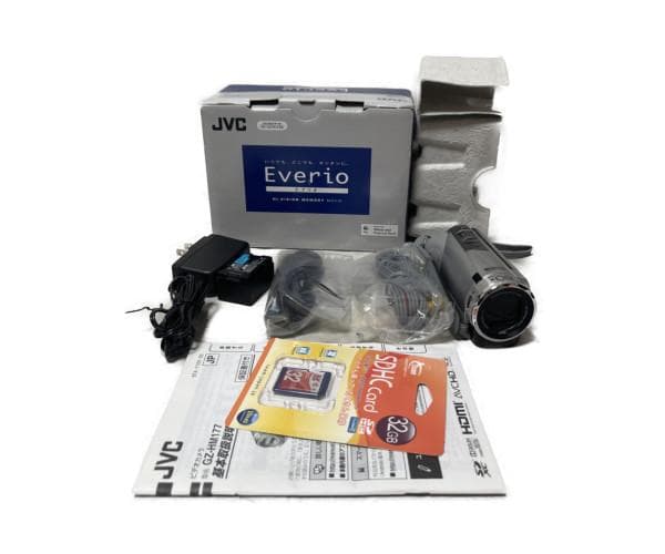 JVC ビクター ビデオカメラ Everio エブリオ GZ-HM177-S
