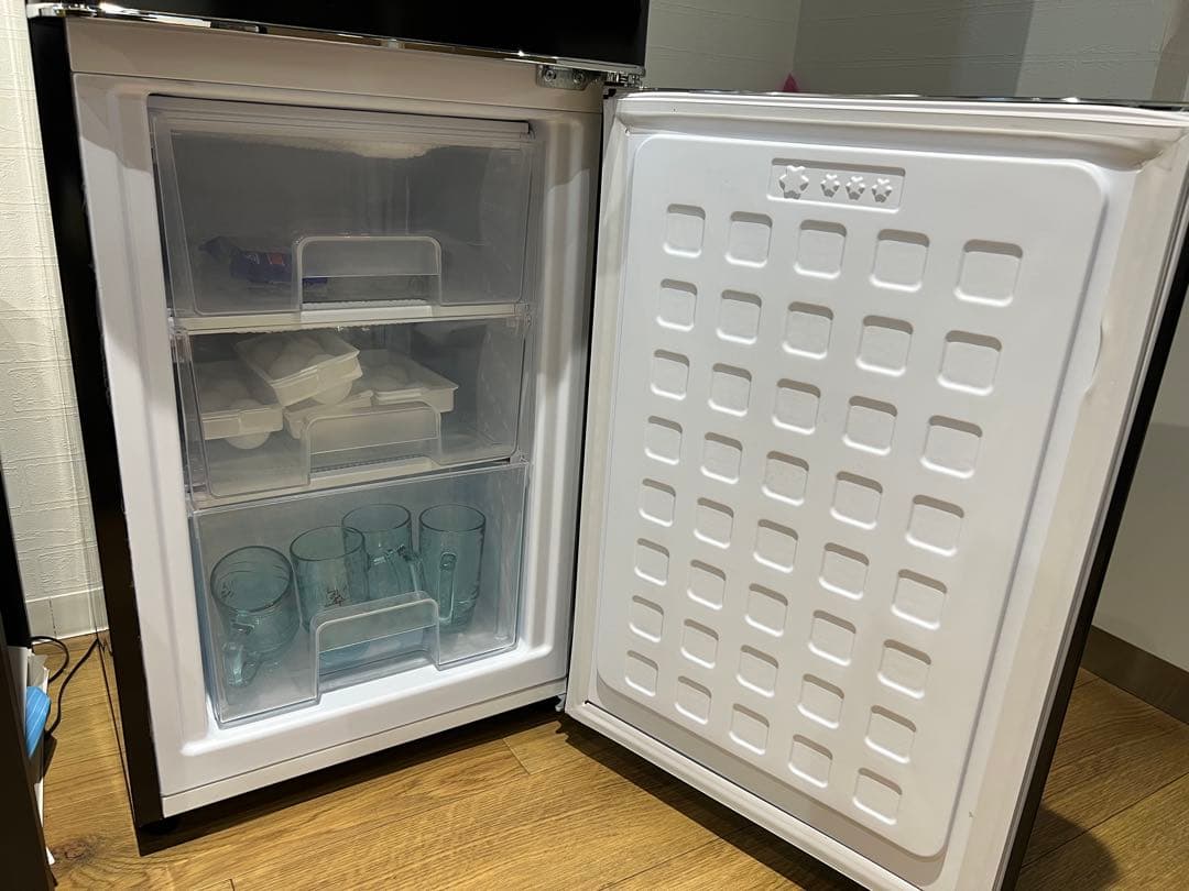 1月30日まで値引き　アイリスオーヤマ　レトロ冷蔵庫2ドア 130L