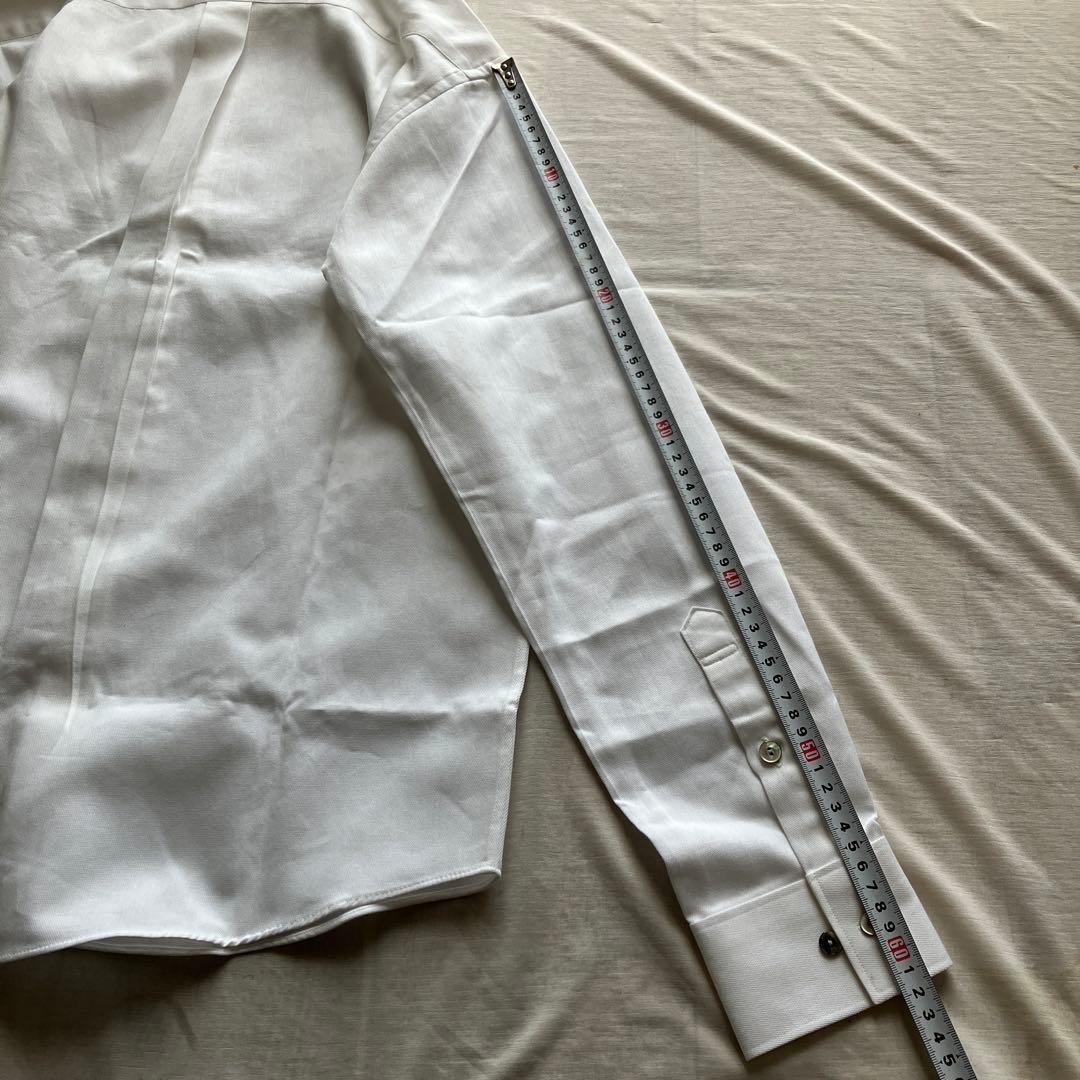 fled perry /長袖シャツ 白 無地 タグ付き L フレッドペリー