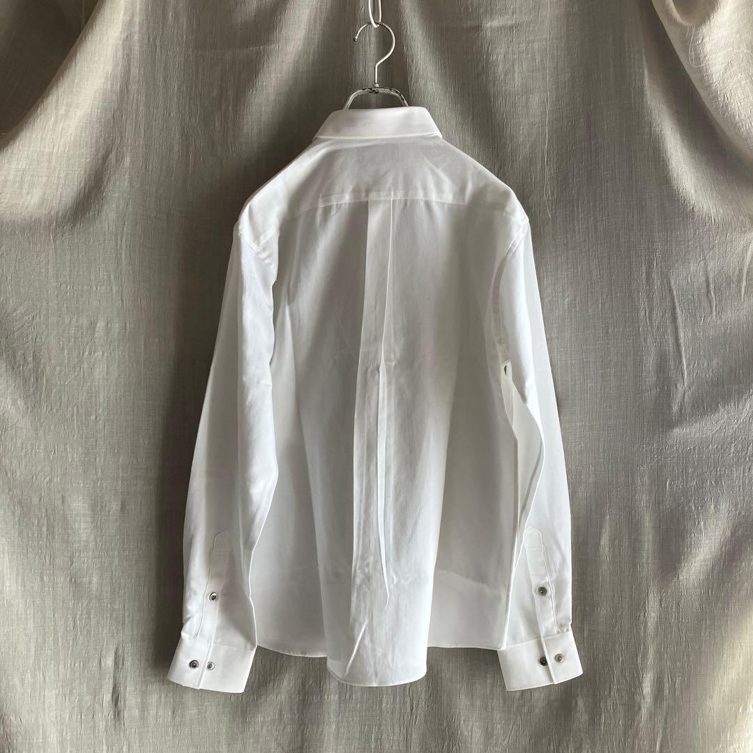 fled perry /長袖シャツ 白 無地 タグ付き L フレッドペリー