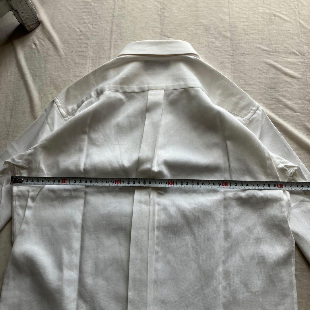 fled perry /長袖シャツ 白 無地 タグ付き L フレッドペリー
