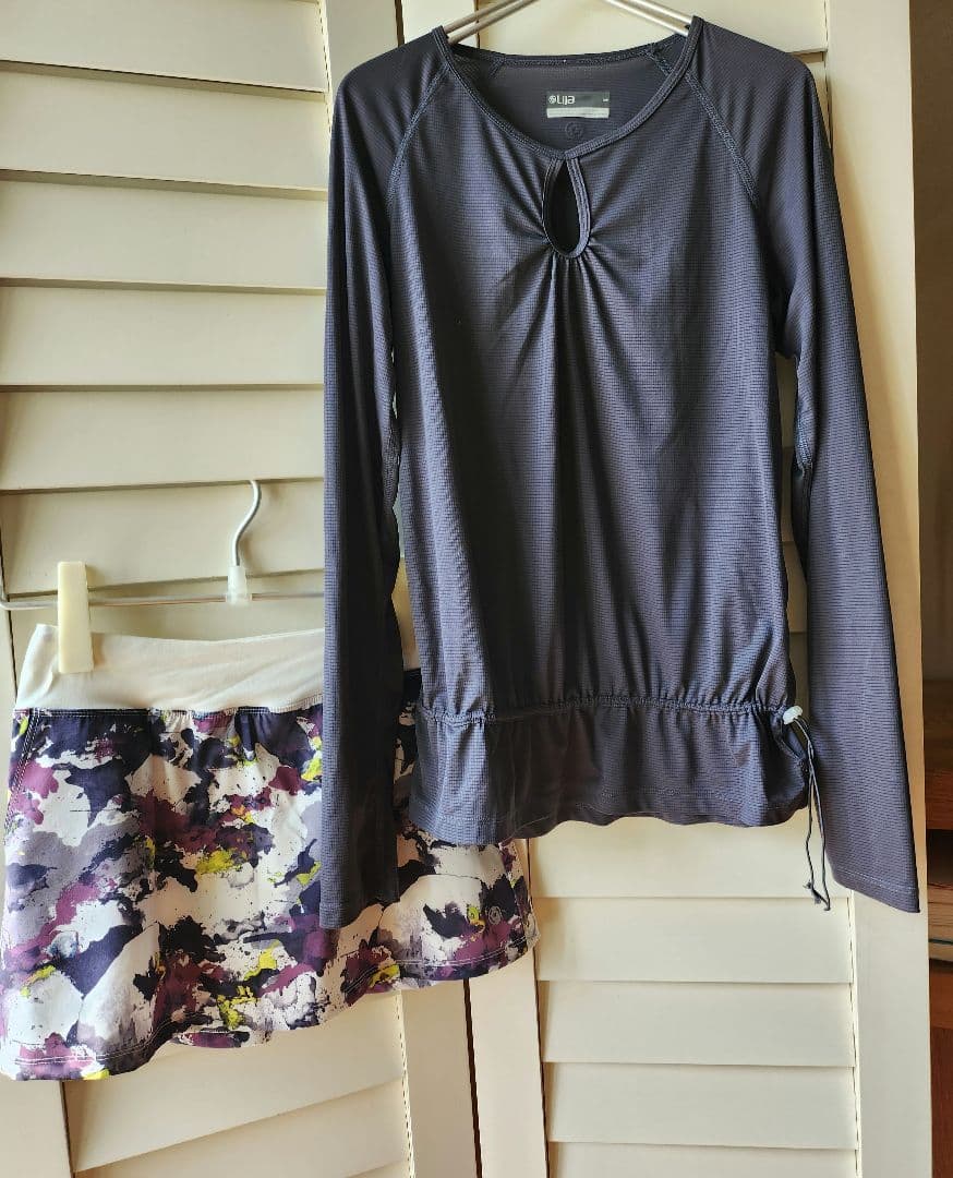 お取り置き　lija ロングスリーブ&スコートセット　リージャ　テニス