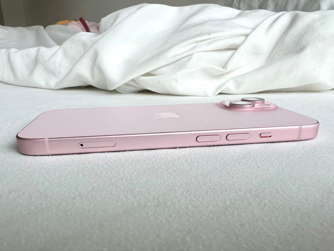 【美品】 iPhone15 ピンク 128GB simフリー 保護フィルム付き