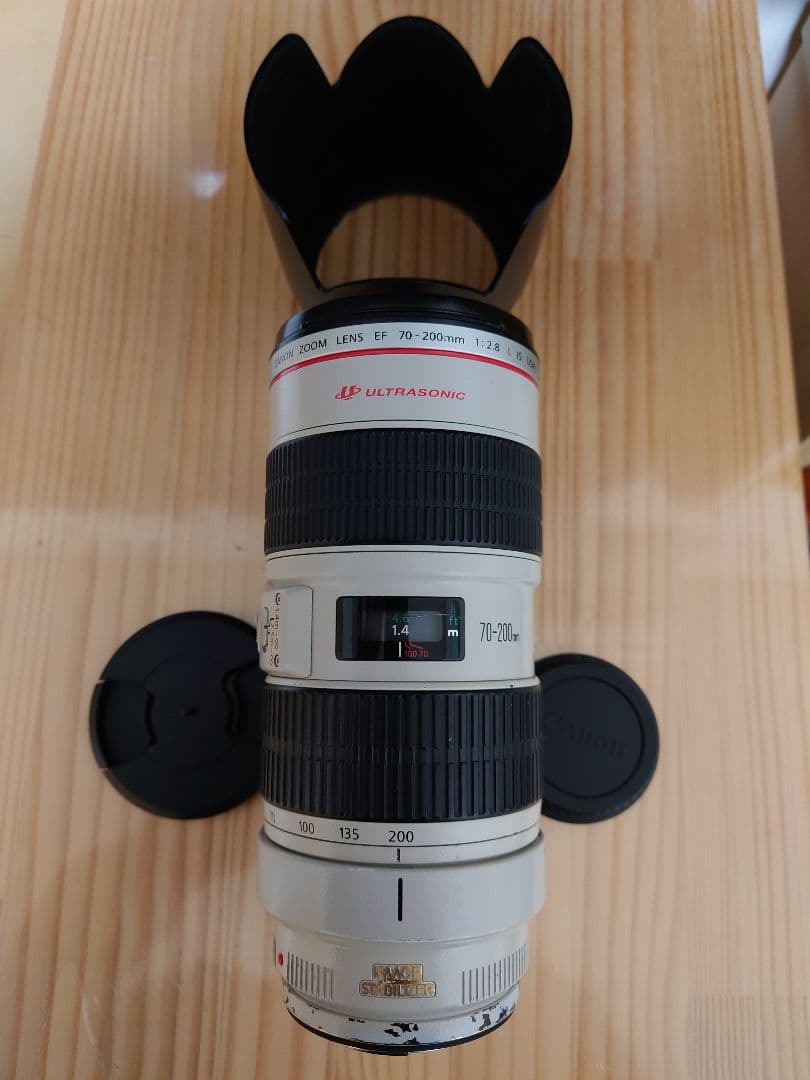 Canon キャノン EF70-200mm F2.8 L IS USM フード付