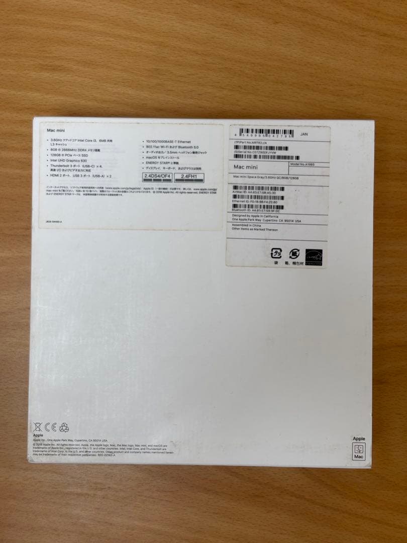 Mac mini 3.6GHz クアッドコアIntel Corei3 128GB