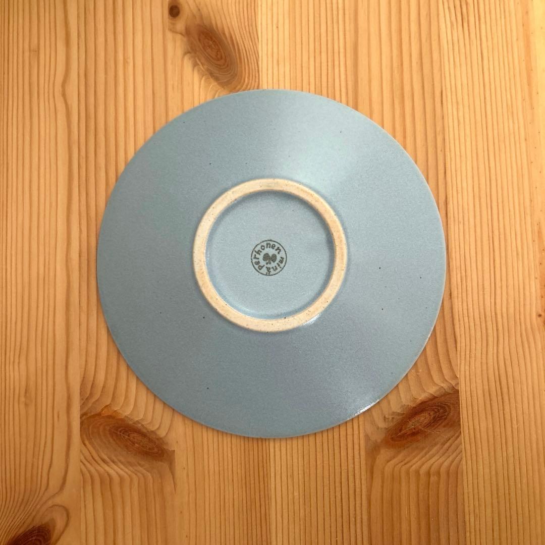 こじ 新品未使用 ミナペルホネン 小プレート2枚タンバリン ブルーホワイト