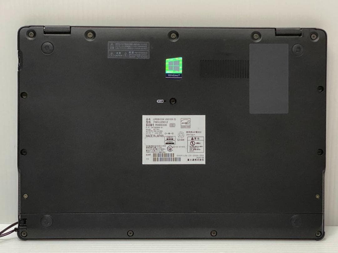 タッチパネル2in1 第10世代i5 LIFEBOOK U9310X/A