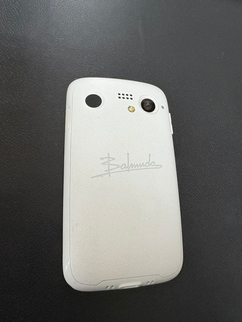 動作確認済 バルミューダフォン ホワイト
