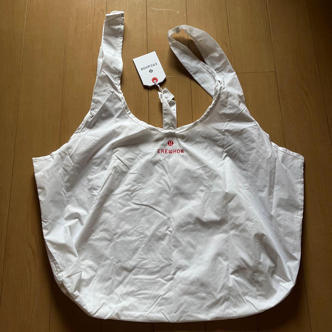希少 erewhon✖️lululemon 店舗限定 エコバッグ 白