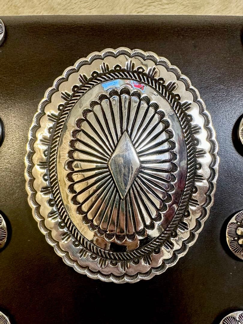 【Bigtwin】レザーコンチョ　メディスン　バッグ 美品