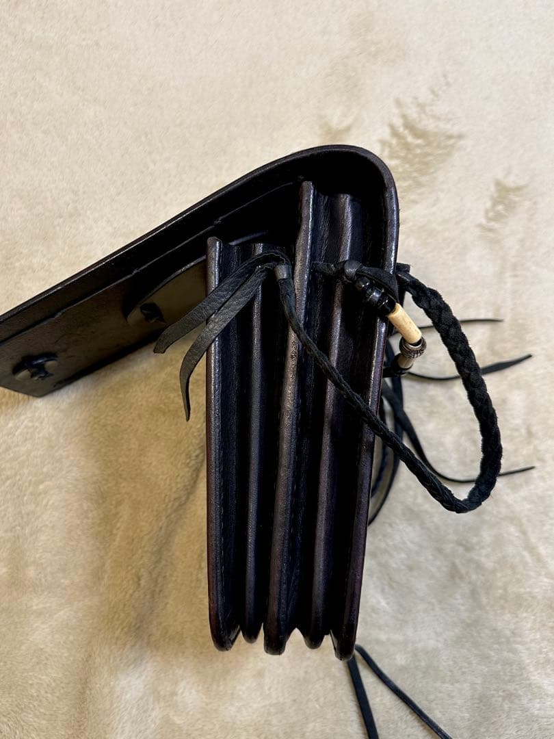 【Bigtwin】レザーコンチョ　メディスン　バッグ 美品