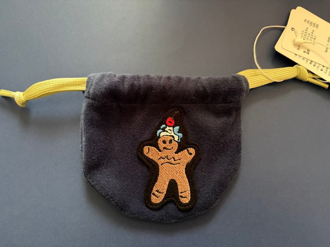 ラドロー　ロンハーマン　ジンジャークッキー ドローストリングポーチ（S）