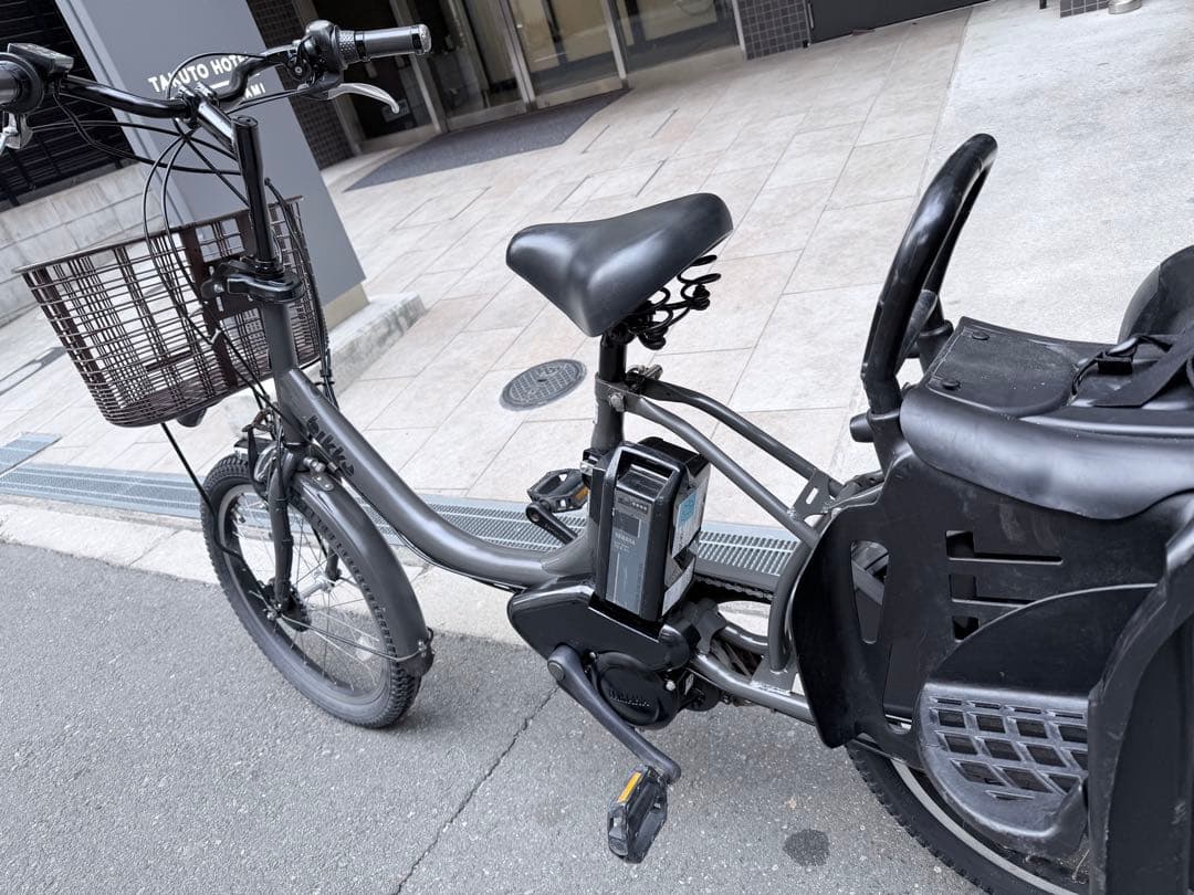 子供乗せ　ブリヂストン　電動アシスト自転車 チャイルドシート付き