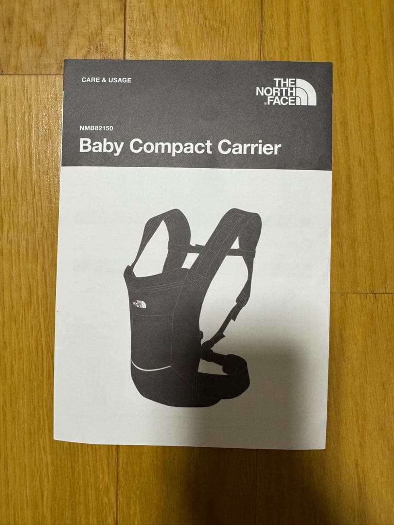【美品】ノースフェイス 抱っこ紐 ブラック NMB82150 説明書付き 正規品