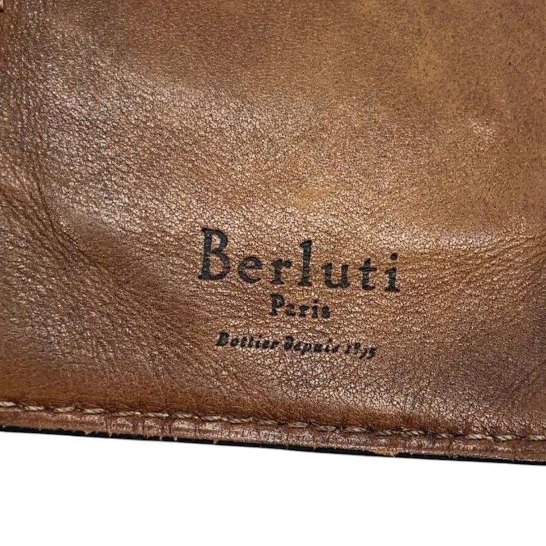 r  BERLUTI カリグラフィ 札入れ 長財布 財布 レザー