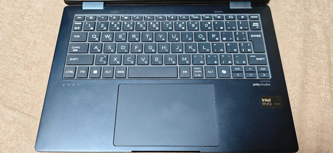 R*0様 HP Envy x360 14-fc0017TUミッドナイトブルー　純