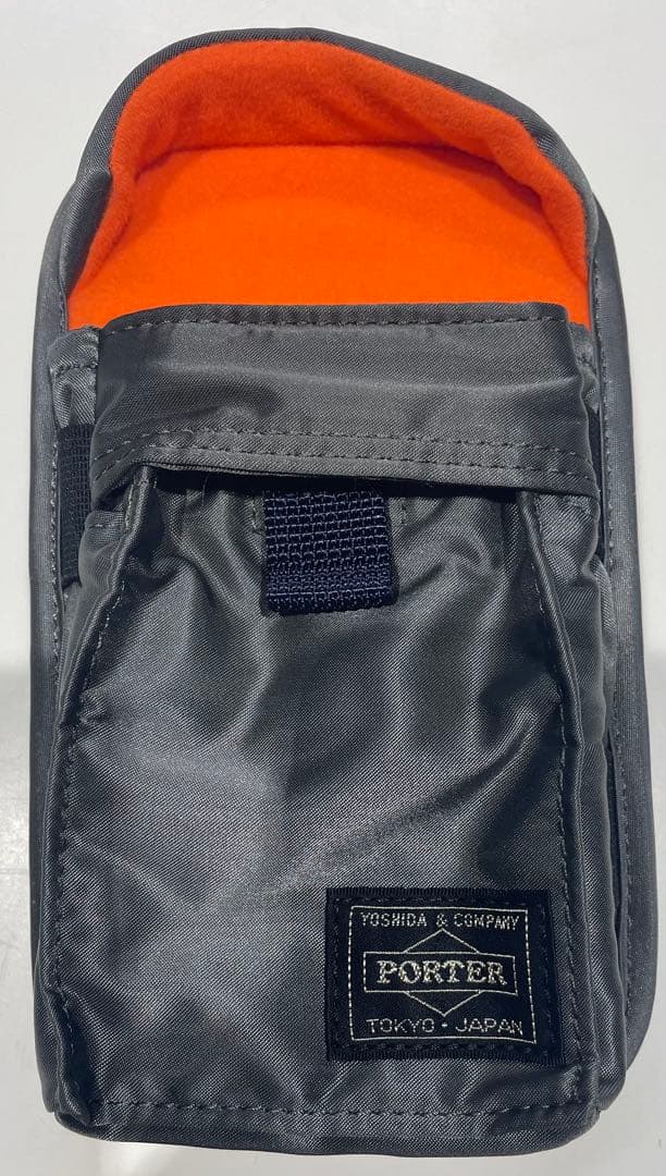 PORTER EXCHANGE GPS HOLDER黒/オレンジ