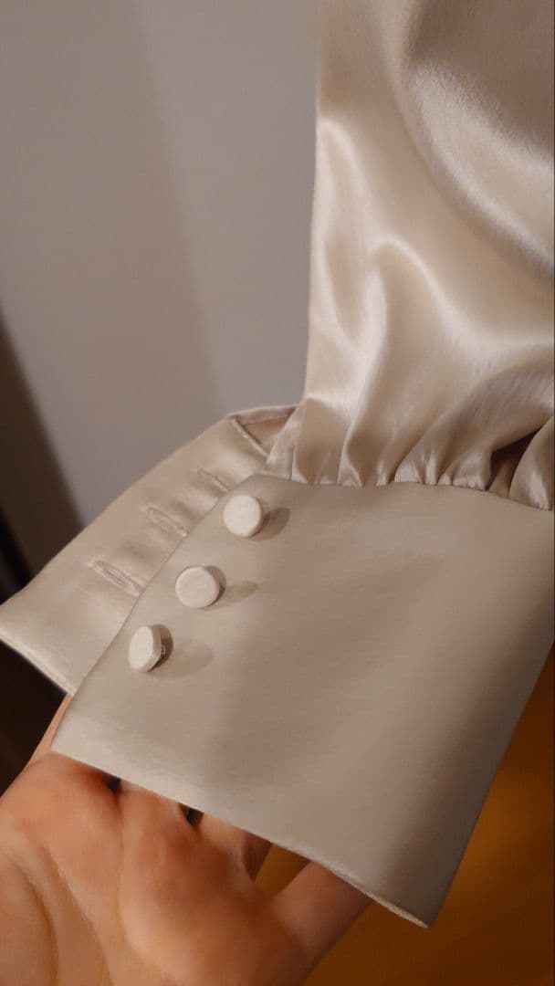 support surface　シャンパンゴールド　ブラウス